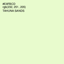 #E8FBCD - Tahuna Sands Color Image