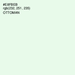 #E8FBEB - Ottoman Color Image