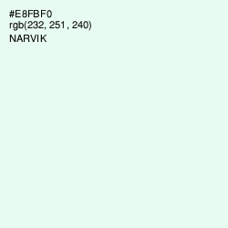 #E8FBF0 - Narvik Color Image