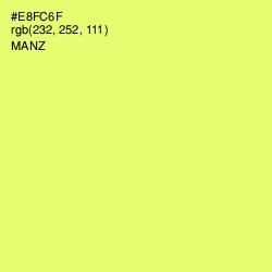 #E8FC6F - Manz Color Image