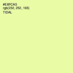 #E8FCA5 - Tidal Color Image