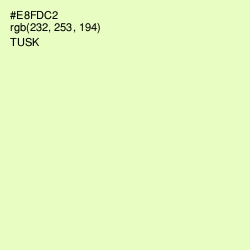 #E8FDC2 - Tusk Color Image