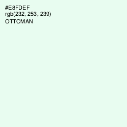#E8FDEF - Ottoman Color Image