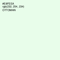 #E8FEEA - Ottoman Color Image