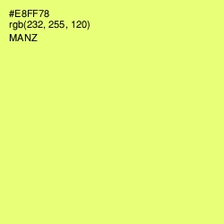 #E8FF78 - Manz Color Image