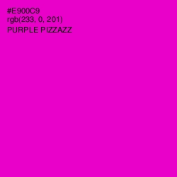 #E900C9 - Purple Pizzazz Color Image