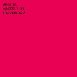 #E90153 - Razzmatazz Color Image