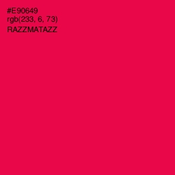 #E90649 - Razzmatazz Color Image