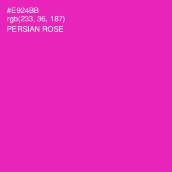 #E924BB - Persian Rose Color Image