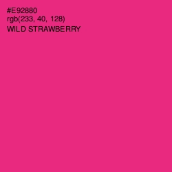 #E92880 - Wild Strawberry Color Image