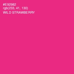 #E92982 - Wild Strawberry Color Image