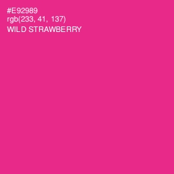 #E92989 - Wild Strawberry Color Image