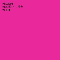 #E9299B - Wild Strawberry Color Image