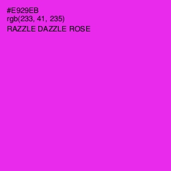 #E929EB - Razzle Dazzle Rose Color Image