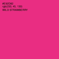 #E92D82 - Wild Strawberry Color Image