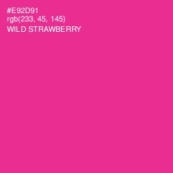 #E92D91 - Wild Strawberry Color Image