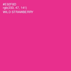#E92F8D - Wild Strawberry Color Image