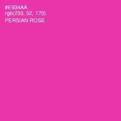 #E934AA - Persian Rose Color Image