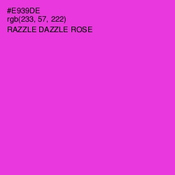 #E939DE - Razzle Dazzle Rose Color Image
