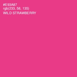 #E93A87 - Wild Strawberry Color Image