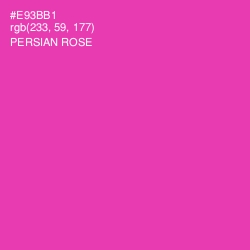 #E93BB1 - Persian Rose Color Image