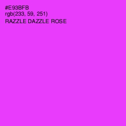 #E93BFB - Razzle Dazzle Rose Color Image