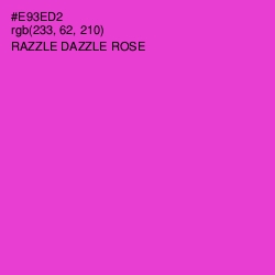 #E93ED2 - Razzle Dazzle Rose Color Image