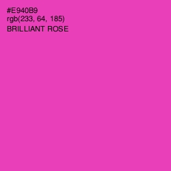 #E940B9 - Brilliant Rose Color Image