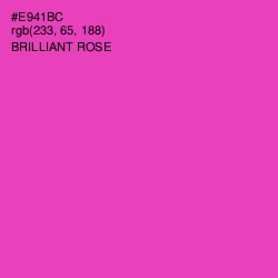 #E941BC - Brilliant Rose Color Image