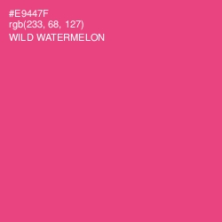 #E9447F - Wild Watermelon Color Image