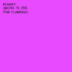 #E949FF - Pink Flamingo Color Image
