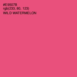 #E9507B - Wild Watermelon Color Image