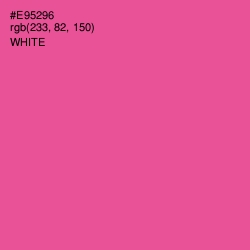 #E95296 - French Rose Color Image