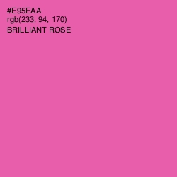 #E95EAA - Brilliant Rose Color Image