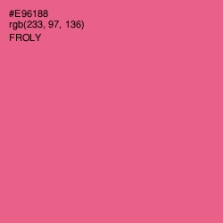 #E96188 - Froly Color Image