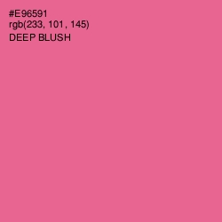 #E96591 - Deep Blush Color Image