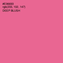 #E96693 - Deep Blush Color Image