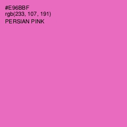 #E96BBF - Persian Pink Color Image