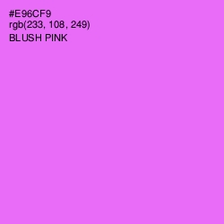 #E96CF9 - Blush Pink Color Image