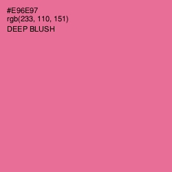 #E96E97 - Deep Blush Color Image