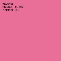 #E96F98 - Deep Blush Color Image