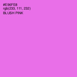 #E96FE8 - Blush Pink Color Image