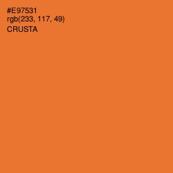#E97531 - Crusta Color Image