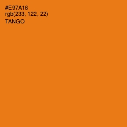 #E97A16 - Tango Color Image