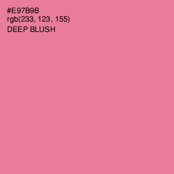 #E97B9B - Deep Blush Color Image
