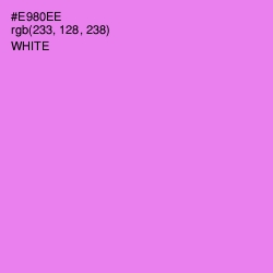 #E980EE - Lavender Magenta Color Image