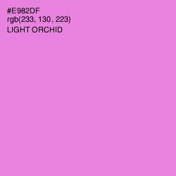 #E982DF - Light Orchid Color Image