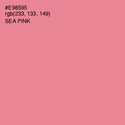 #E98595 - Sea Pink Color Image