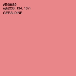 #E98689 - Geraldine Color Image
