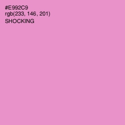#E992C9 - Shocking Color Image
